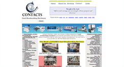 Desktop Screenshot of contactswwmachinery.com