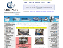 Tablet Screenshot of contactswwmachinery.com